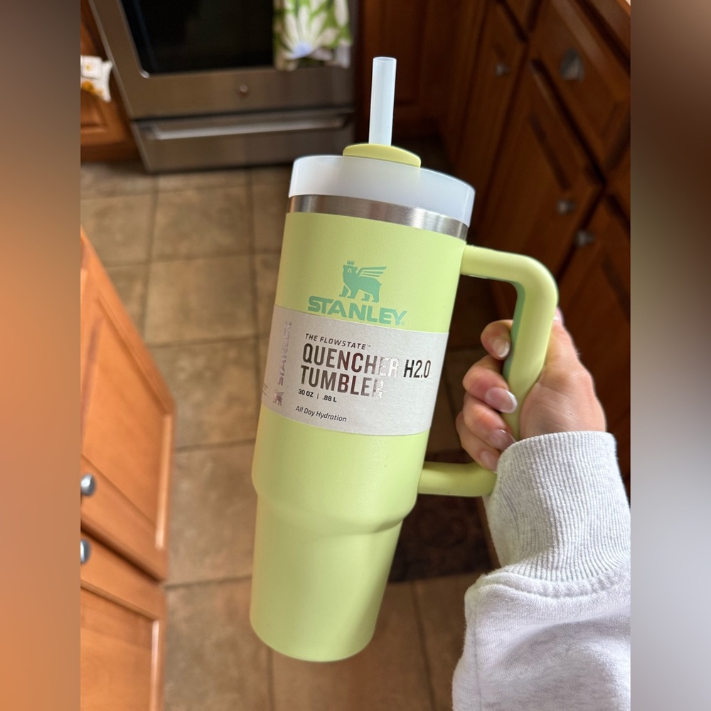 Stanley Lime Green FlowState Tumbler